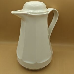 Thermos Coffee Butler Carafe Model #430 West Germany 1982 Pre-owned White Vtg